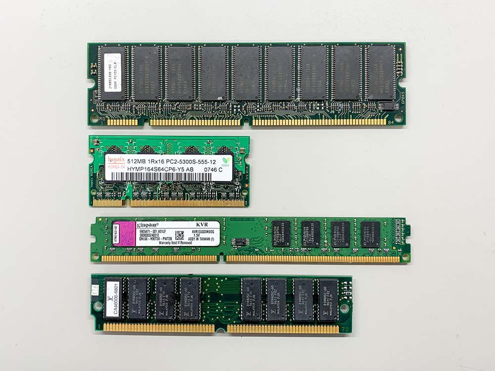 Mémoire PC – grade A